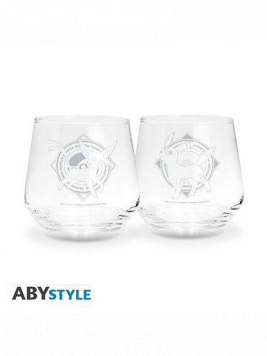 Szklanka Pokémon - Espeon & Umbreon