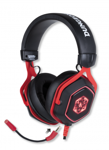 Słuchawki przewodowe Dungeons & Dragons - D20 7.1 Gaming Headset (PC)