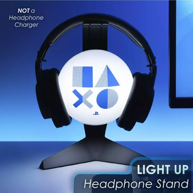 Stojánek na sluchátka - Playstation Stand for Headset (lampička)