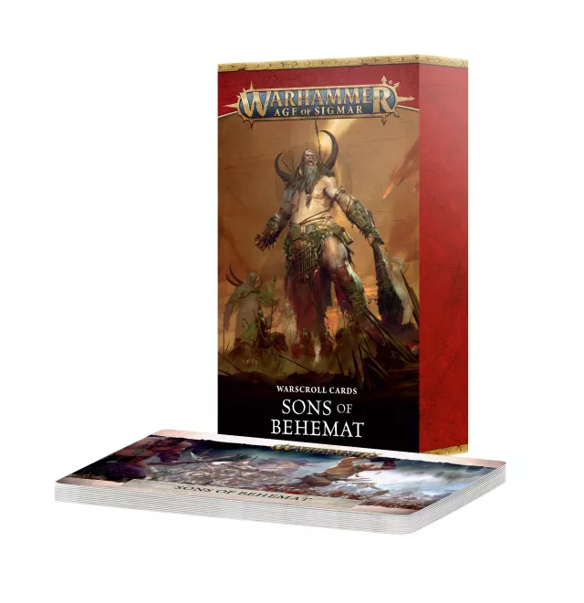 W-AOS: Warscroll Cards: Sons of Behemat - Warhammer