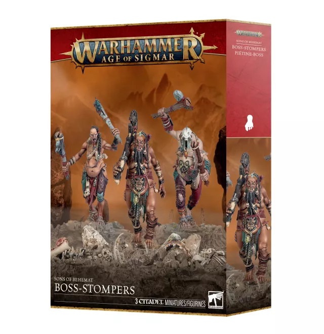Warhammer Age of Sigmar: Sons of Behemat - Boss-Stompers (3 figurki) - Gra planszowa