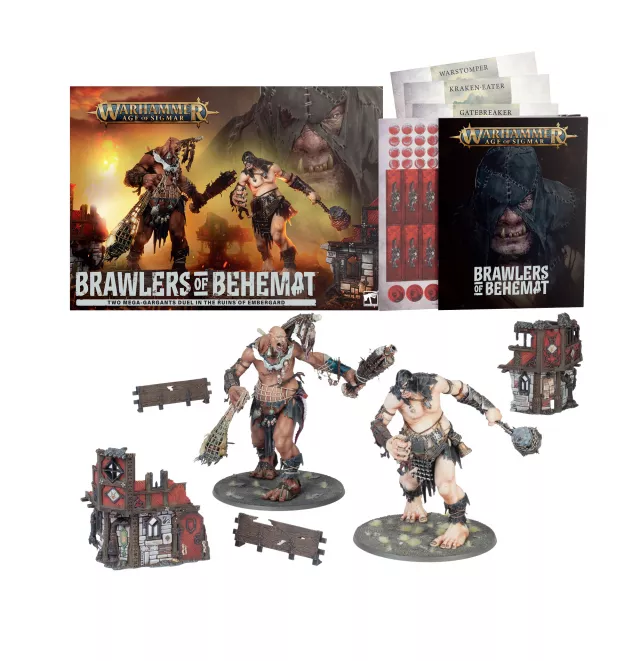 Warhammer Age of Sigmar: Sons of Behemat - Brawlers of Behemat (3 figurki) - Gra planszowa