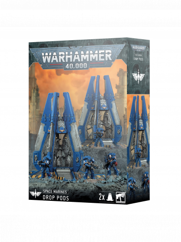 W40k: Space Marines - Drop Pods (2 figurki)