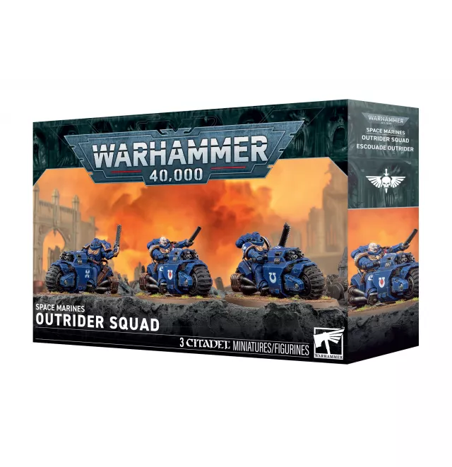 W40k: Space Marines - Outrider Squad (3 figurki) - Warhammer