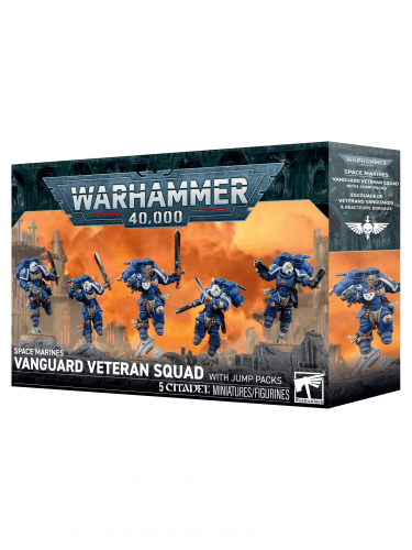 W40k: Space Marines - Vanguard Veteran Squad with Jump Packs (5 figurek)