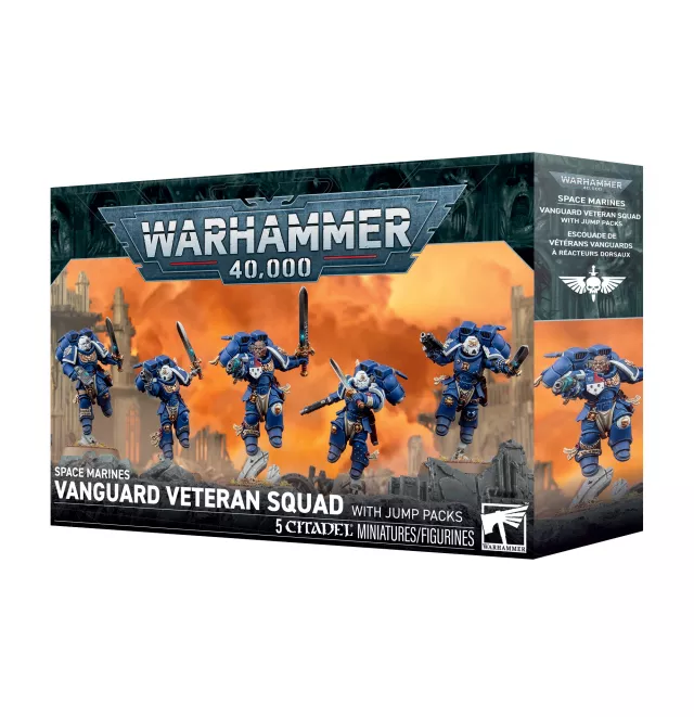 W40k: Space Marines - Vanguard Veteran Squad with Jump Packs (5 figurek) - Warhammer