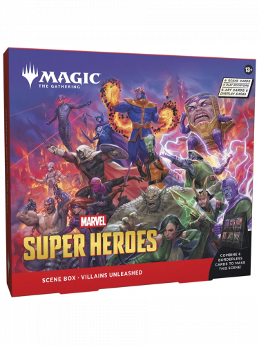Gra karciana Magic: The Gathering Marvel Super Heroes - Villains Unleashed Scene Box