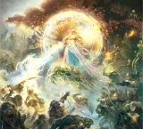 Karetní hra Magic: The Gathering Universes Beyond - LotR: Tales of the Middle Earth - The Might of Galadriel Scene Box