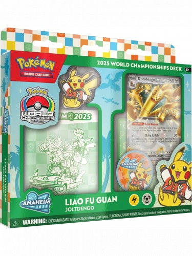 Gra karciana Pokémon TCG - 2025 World Championship Deck - Fu Guan Liao - Gholdengo ex - Seniors Champion
