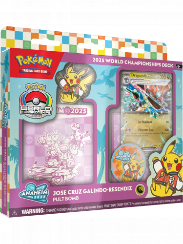 Gra karciana Pokémon TCG - 2025 World Championship Deck - Jose Cruz Galindo Resendiz - Dragapult ex - Juniors Runner-Up