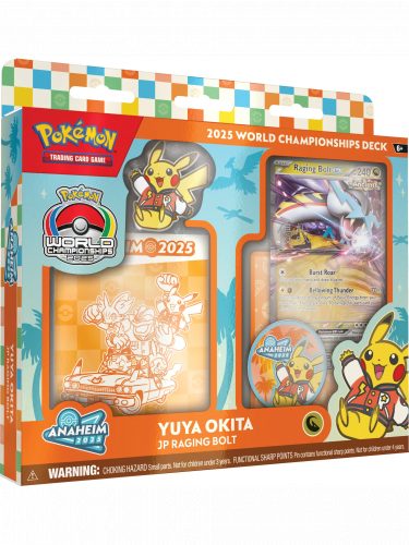 Gra karciana Pokémon TCG - 2025 World Championship Deck - Yuya Okita - Raging Bolt ex - Juniors Champion