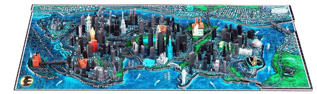 Puzzle Batman - Gotham City Citiscape 4D