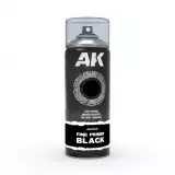AK Fine Primer Black Spray - farba podkładowa, czarna (sprej) - AK-Interactive