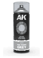 AK Fine Primer Grey Spray - farba podkładowa, szara (sprej)