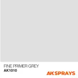 AK Fine Primer Grey Spray - farba podkładowa, szara (sprej) - Gra planszowa