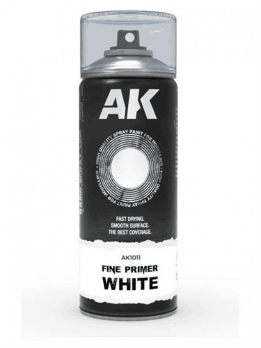 AK Fine Primer White Spray - farba podkładowa, biała (sprej)