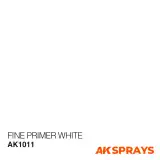 AK Fine Primer White Spray - farba podkładowa, biała (sprej) - Gra planszowa