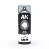 AK Fine Primer White Spray - farba podkładowa, biała (sprej) - AK-Interactive