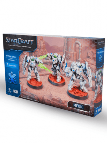 Figurkowa gra bitewna StarCraft - Tabletop Miniature Game - Medic - Expansion Set (3 figurki)