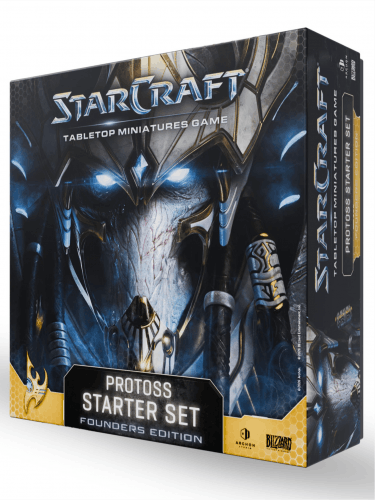 Figurkowa gra bitewna StarCraft - Tabletop Miniature Game - Protoss Starter Set - Founder's Edition