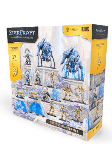Figurkowa gra bitewna StarCraft - Tabletop Miniature Game - Protoss Starter Set