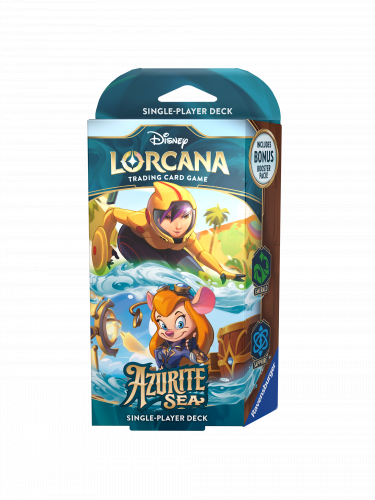 Gra karciana Lorcana: Azurite Sea - Emerald / Sapphire Starter Deck