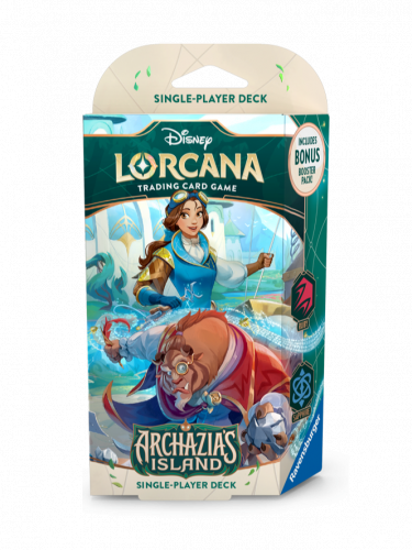 Gra karciana Lorcana: Archazia's Island - Ruby / Sapphire Starter Deck (Belle & Beast)