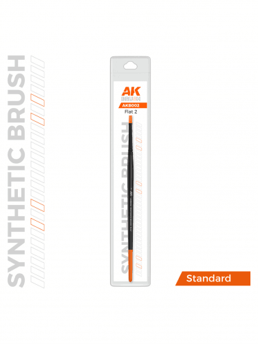 AK Synthetic Brush - Flat 2 - pędzel płaski (syntetyczny)