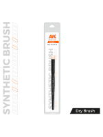 AK Synthetic Dry Brush - M - pędzel do techniki suchego pędzla (syntetyczny)