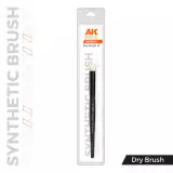 AK Synthetic Dry Brush - M - pędzel do techniki suchego pędzla (syntetyczny) - AK-Interactive