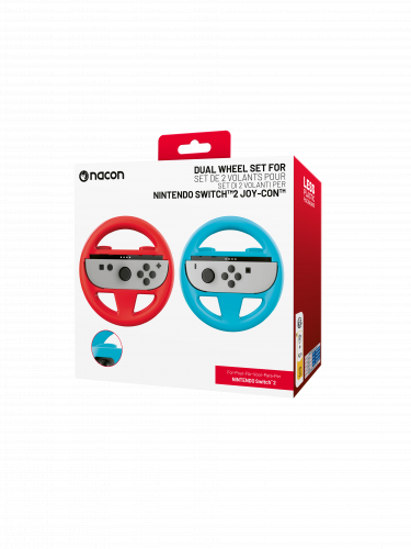 Zestaw kierownic do kontrolerów Joy-Con 2 - Red & Blue