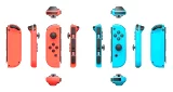 Ovladače Joy-Con - Neon Red/Neon Blue + hra Snipperclips