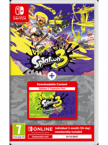 Splatoon 3 + Season Pass + 3 měsíce NSO (SWITCH)