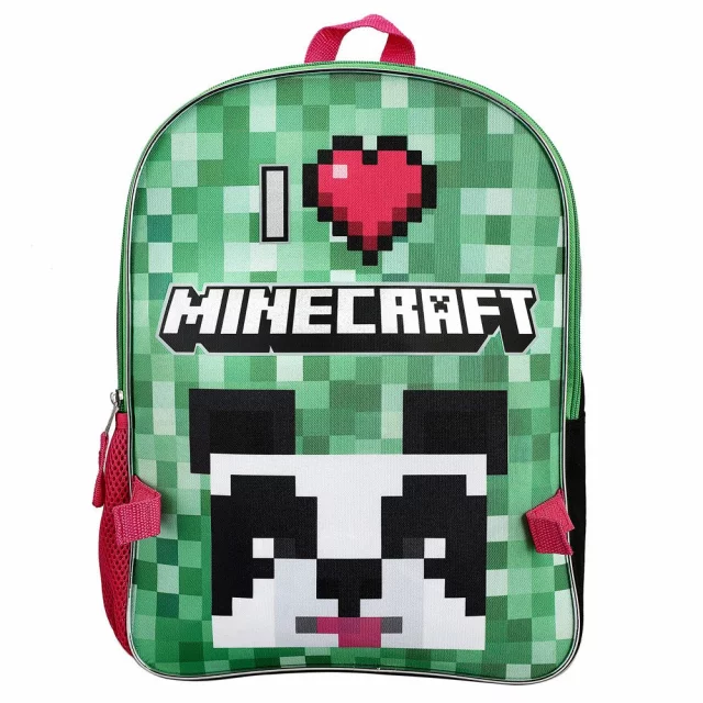 Plecak Minecraft - I Love Minecraft + torba na lunch - Plecaki dla dzieci