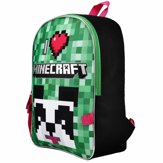 Plecak Minecraft - I Love Minecraft + torba na lunch - Plecaki dla dzieci