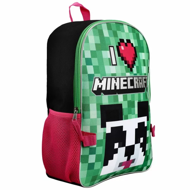 Plecak Minecraft - I Love Minecraft + torba na lunch - Plecaki dla dzieci