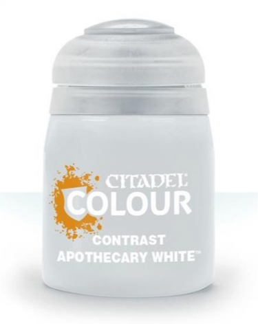 Citadel Contrast Paint (Apothecary White) - kontrastowa farba - biała