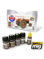 Zestaw farb Mig Jimenez Weathering Set - Civil Vehicles (7145)