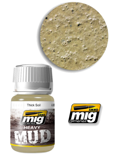 Farba strukturalna Mig Jimenez Ammo Heavy Mud - Thick Soil (1701)