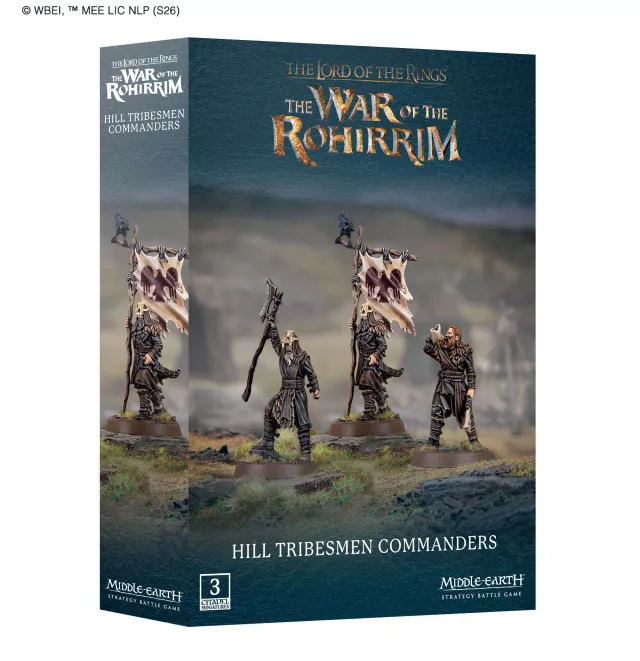 Gra planszowa The Lord of the Rings - Hill Tribesmen Commanders (figurki) - Middle-Earth Strategy Battle Game