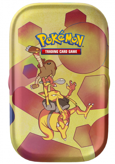 Gra karciana Pokémon TCG: Scarlet & Violet 151 - Mini Tin: Kadabra & Hitmonlee