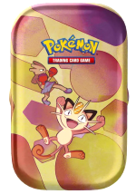 Gra karciana Pokémon TCG: Scarlet & Violet 151 - Mini Tin: Meowth & Hitmonchan