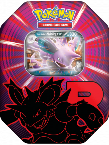 Gra karciana Pokémon TCG - Team Rocket Tin (Nidoking)