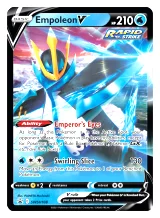 Gra karciana Pokémon TCG - V Strikers Tin - Empoleon V - Kolekcjonerska gra karciana TCG