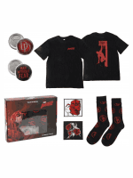 Zestaw upominkowy Marvel - Daredevil (koszulka, przypinki, naszywki, skarpetki) (rozmiar XL)