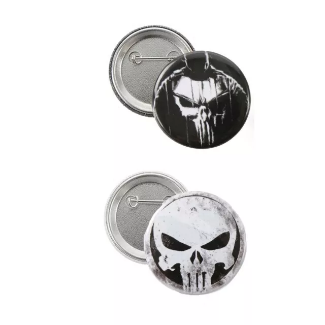 Zestaw upominkowy Marvel - Punisher (koszulka, przypinki, naszywki, skarpetki) (rozmiar XL) - Naszywka
