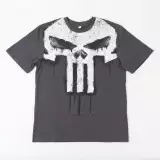 Zestaw upominkowy Marvel - Punisher (koszulka, przypinki, naszywki, skarpetki) (rozmiar XL) - Naszywka