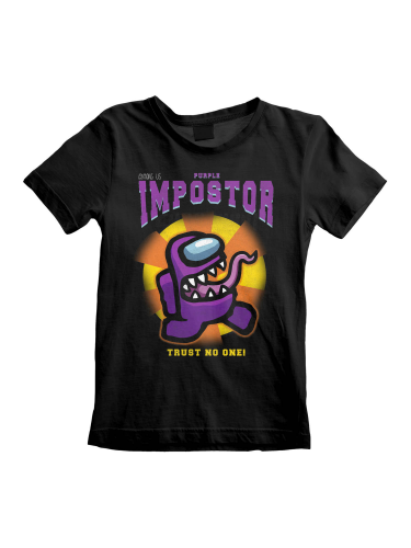 Koszulka dětské Among Us - Purple Impostor