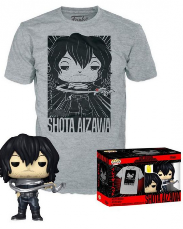 Koszulka My Hero Academia - Shota Aizawa + figurka Funko