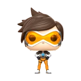 Tričko Overwatch - Tracer + figurka Funko Pocket POP! (velikost L) (poškozený obal)